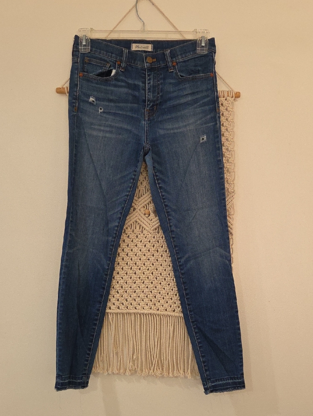 Madewell Skinny Jeans in Medium Blue Wash